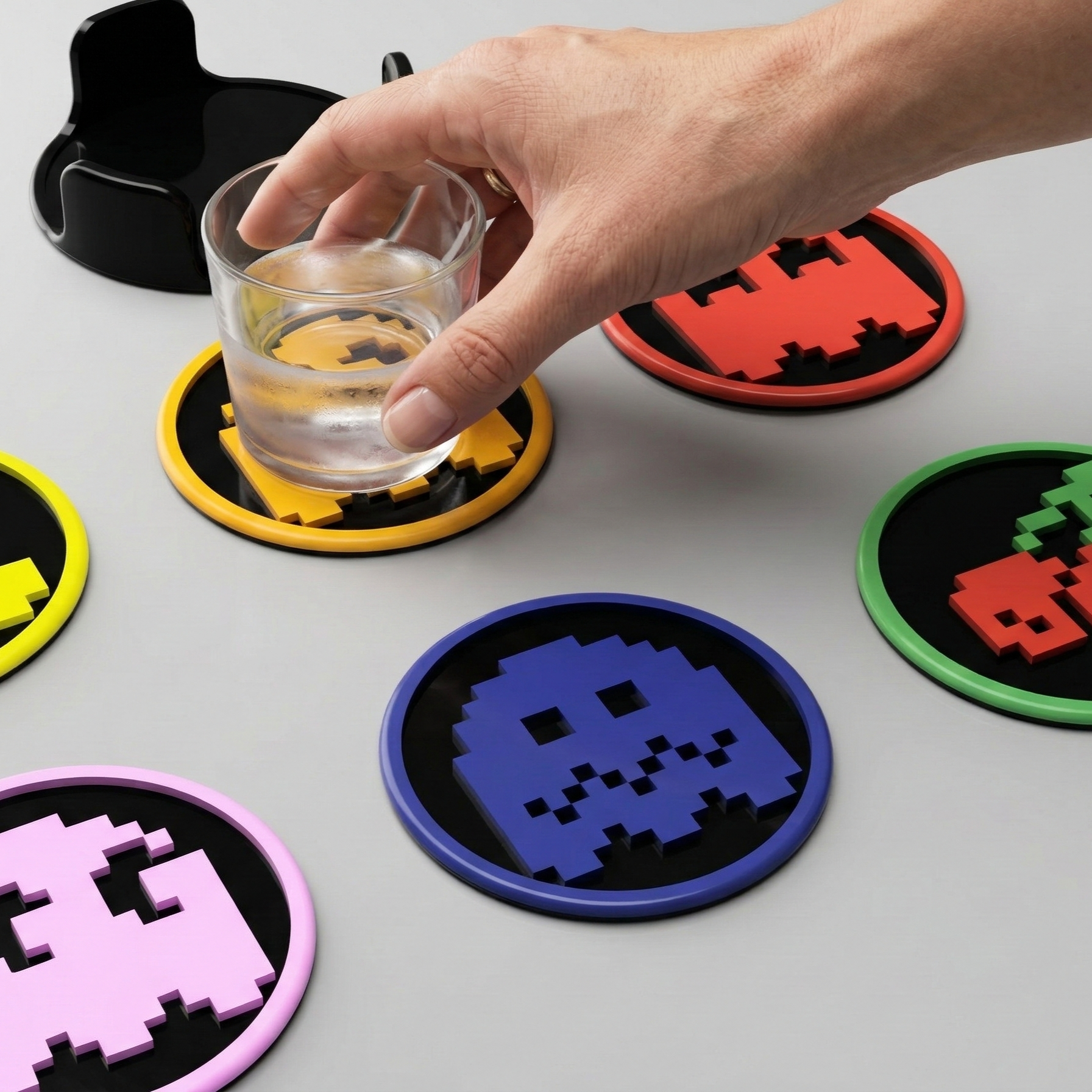 Pack Posavasos Pac-Man